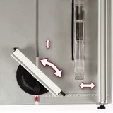 Kép 3/10 - Einhell TC-TS 200 asztali körfűrész, 500W, 200mm