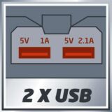 Kép 4/6 - Einhell TE-CP Li USB-Solo USB töltő