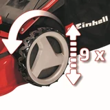 Kép 5/7 - Einhell GC-PM 46 SM HW-E Li benzines fűnyíró, 2.0kW, 46cm, 2.0Ah akkuval és töltővel
