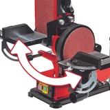 Kép 3/10 - Einhell TC-US 380 asztali szalagcsiszoló, 380W, 150mm