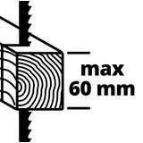 Kép 4/5 - Einhell TC-JS 60/1 dekopírfűrész, 400W, 230V