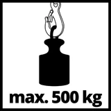 Kép 2/13 - Einhell TC-EH 500 Drótköteles emelő