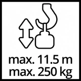 Kép 6/13 - Einhell TC-EH 500 Drótköteles emelő