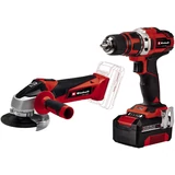 Kép 2/7 - Einhell TE-TK 18/2 Li Kit akkus szerszámgép szett 18V, 4Ah akkuval és töltővel