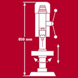 Kép 8/9 - Einhell TC-BD 630/1 oszlopos fúrógép, 630W