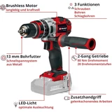 Kép 2/8 - Einhell TP-CD 18/80 Li-i BL - Solo akkus ütvefúró-csavarozó, 18V, 80Nm (akku és töltő nélkül)