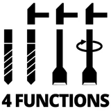 Kép 7/9 - Einhell TE-RH 32 4F Kit fúrókalapács, SDS-Plus, 1.25kW, 32mm