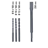 Kép 6/7 - Einhell TC-RH 620 4F Kit fúrókalapács, SDS Plus, 620W, 2.2J