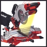 Kép 5/7 - Einhell PXC TE-MS 18/210 Li-Solo akkus gérvágó fűrész, 18V, 21cm (akku és töltő nélkül)