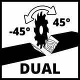 Kép 7/8 - Einhell TE-SM 2534 Dual gérvágó fűrész 1.8kW, 250mm