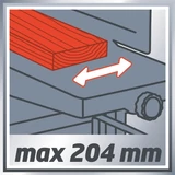 Kép 2/9 - Einhell TC-SP 204 vastagoló asztali gyalu, 1.5kW, 204mm