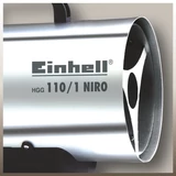 Kép 3/5 - Einhell HGG 110/1 Niro gázos hőlégfúvó, 10kW, 700mbar