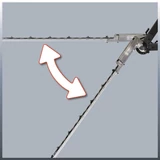 Kép 3/9 - Einhell GC-HH 9048 elektromos magassági sövényvágó, 900W, 41cm