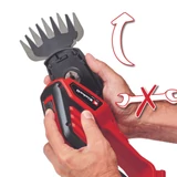 Kép 4/9 - Einhell PXC GE-CG 18/100 Li-Solo akkus fű- és sövénynyíró, 18V, 20cm (akku és töltő nélkül)