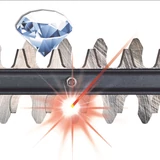 Kép 2/2 - Einhell magassági sövényvágó fej GE-LC 18 Li T gépekhez, 45cm