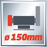 Kép 5/8 - Einhell TH-US 240 köszörű és szalagcsiszoló, 240W, 150mm