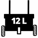 Kép 6/8 - Einhell GC-SR 12 szórókocsi, 450mm, 12L