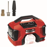 Kép 2/8 - Einhell PXC Pressito akkus-hálózati kompresszor, 18V, 90W, 11bar (akku és töltő nélkül)