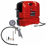 Kép 2/5 - Einhell TC-AC 190 OF Set hordozható kompresszor, 8bar, 1.1kW