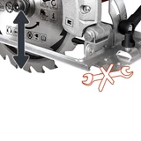 Kép 2/4 - Einhell TH-CS 1200/1 kézi körfűrészgép 