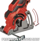 Kép 4/6 - Einhell TC-CS 89 mini kézi körfűrész, 600W