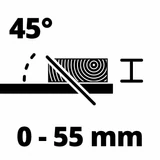 Kép 6/8 - Einhell TC-TS 2225 U asztali körfűrész, 255mm, 2.2kW