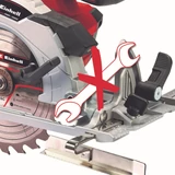 Kép 3/8 - Einhell PXC TE-CS 18/150 Li-Solo akkus kézi körfűrész, 18V, 15cm (akku és töltő nélkül)