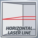 Kép 4/7 - Einhell TE-LL 360 keresztvonal-lézer, 1/4", 20m
