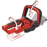 Kép 2/8 - Einhell PXC GE-CH 1855/1 Li-Solo akkus sövényvágó, 18V, 55cm (akku és töltő nélkül)
