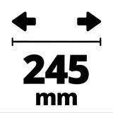 Kép 6/7 - Einhell TC-SB 245 L szalagfűrész 400W, 245mm