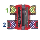 Kép 2/6 - Einhell Power X-Quattrocharger négyes akkutöltő, 18V, 4A