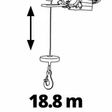 Kép 9/10 - Einhell TC-EH 1000 elektromos csőrlő 1.6kW, 9-18m