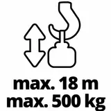 Kép 7/10 - Einhell TC-EH 1000 elektromos csőrlő 1.6kW, 9-18m