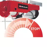 Kép 4/10 - Einhell TC-EH 1000 elektromos csőrlő 1.6kW, 9-18m