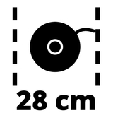 Kép 3/10 - Einhell GE-CT 18/28 Li-Solo akkus fűszegélynyíró, 28cm, 18V (akku és töltő nélkül)