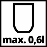 Kép 3/4 - Einhell festékszóró pisztoly, felsőtartályos, 0.6L, 1.4mm, 6bar