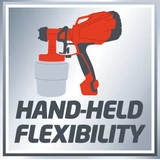 Kép 4/7 - Einhell TC-SY 500 P festékszóró pisztoly, 500W, 1L