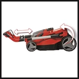 Kép 5/7 - Einhell PXC Rasarro akkus fűnyíró, 38cm, 45L, 36V (2x4Ah akkuval és töltővel)