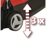 Kép 4/8 - Einhell PXC GE-CM 18/32 Li-Solo akkus fűnyíró, 18V, 32cm, 25L (akku és töltő nélkül)