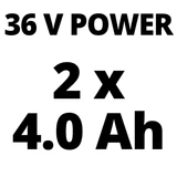 Kép 12/16 - Einhell RASARRO 36/42 akkus fűnyíró, 36V, 42cm, 50L akkuval és töltővel