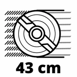 Kép 8/12 - Einhell GC-EM 1800/43 elektromos fűnyíró 1800W / 43cm