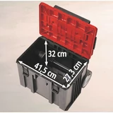 Kép 6/6 - Einhell E-Case L prémium koffer kerekekkel, 120kg, 35.5x44.4x40.6cm