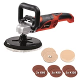 Kép 2/8 - Einhell CC-PO 1100/1E polírozógép szett, 180mm, 1.1kW