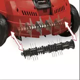 Kép 3/5 - Einhell GC-SA 1231/1 talajlazító és gyepszellőztető, 1.2kW, 18cm