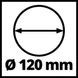 Kép 2/2 - Einhell csigafúró szár akkus talajfúróhoz 120mm