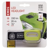 Kép 4/4 - Emos P3528 fejlámpa, COB LED, elemes, 2W, 80lm