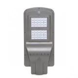 Kép 2/3 - Napelemes utcai LED lámpa, hideg fehér, 40W