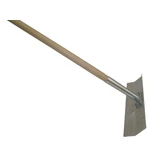 Kép 1/3 - Betontrowel alumínium betonterítő fa nyéllel, 12x50cm