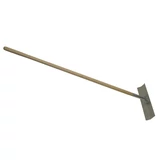 Kép 3/3 - Betontrowel alumínium betonterítő fa nyéllel, 12x50cm