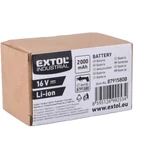 Kép 2/2 - Extol Li-ion tartalék akku, a 8791580 géphez (16V, 2000mAh)